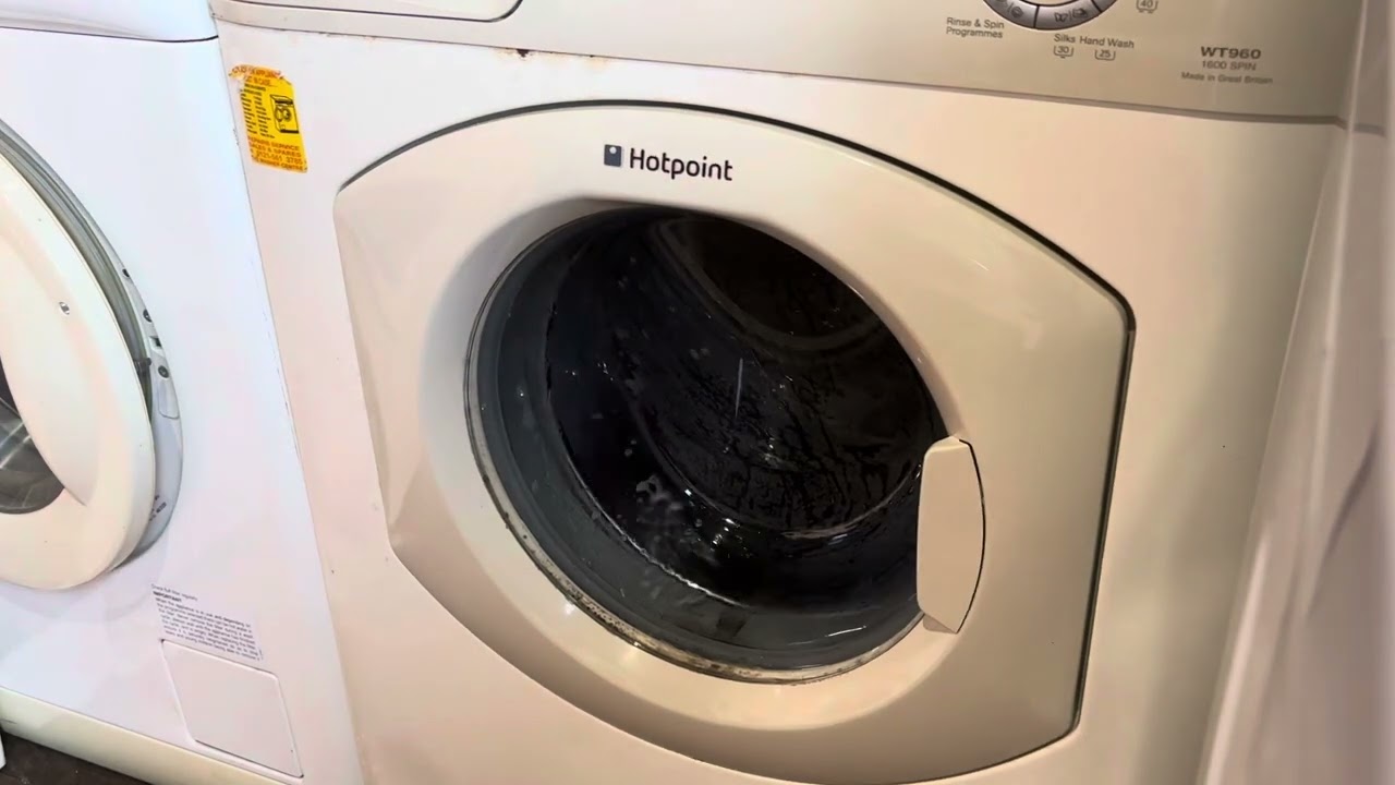 Hotpoint WT960 unbalanced final spin 1600rpm