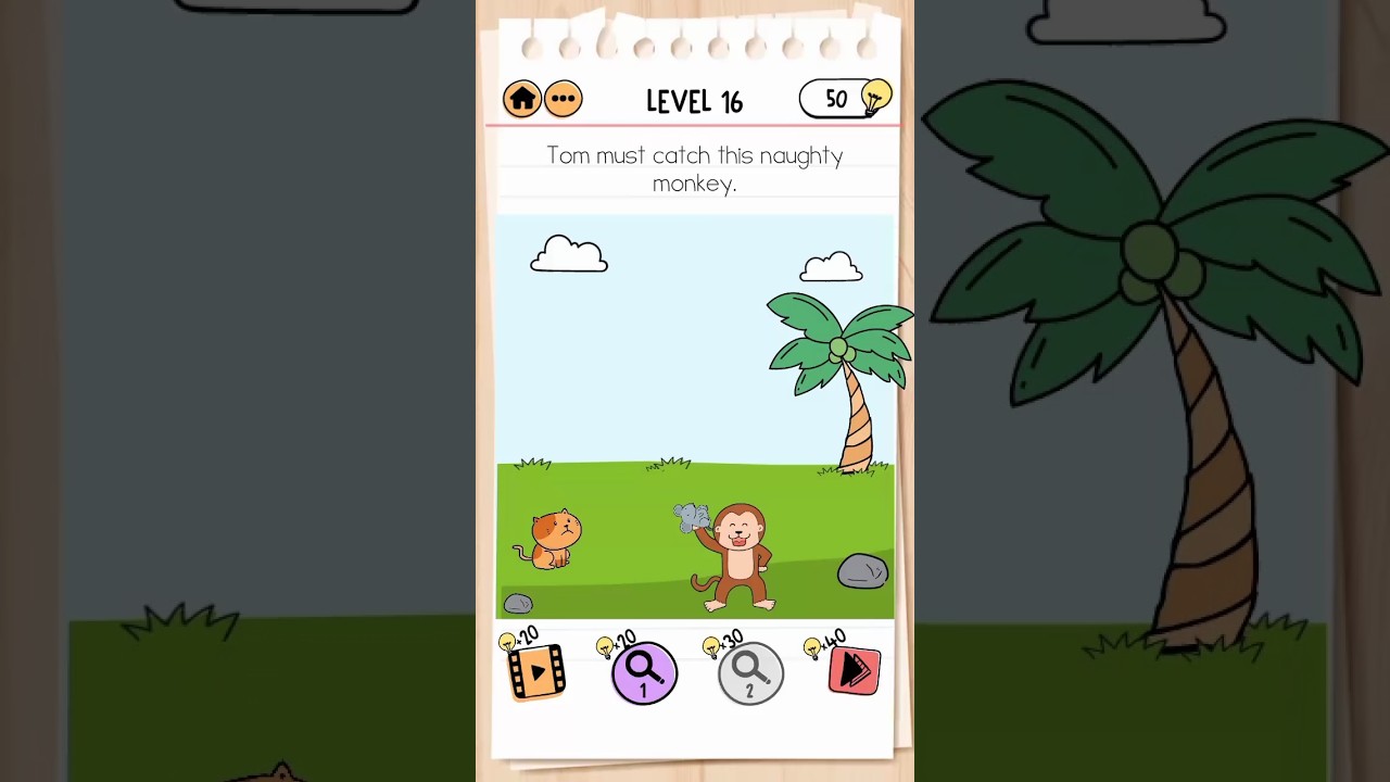 BRAIN TEST 2 TOM'S ADVENTURE LEVEL 16