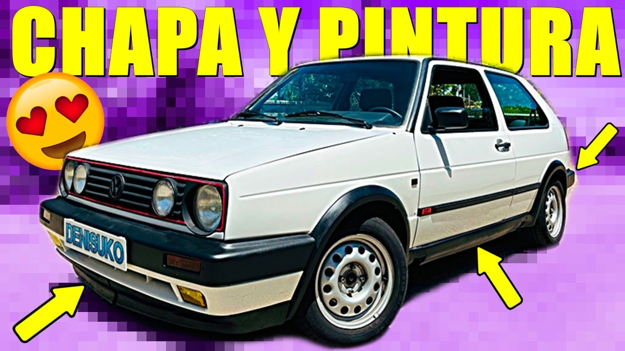☢️Restaurar PARACHOQUES y MOLDURAS LATERALES | GOLF GTI MK2✅