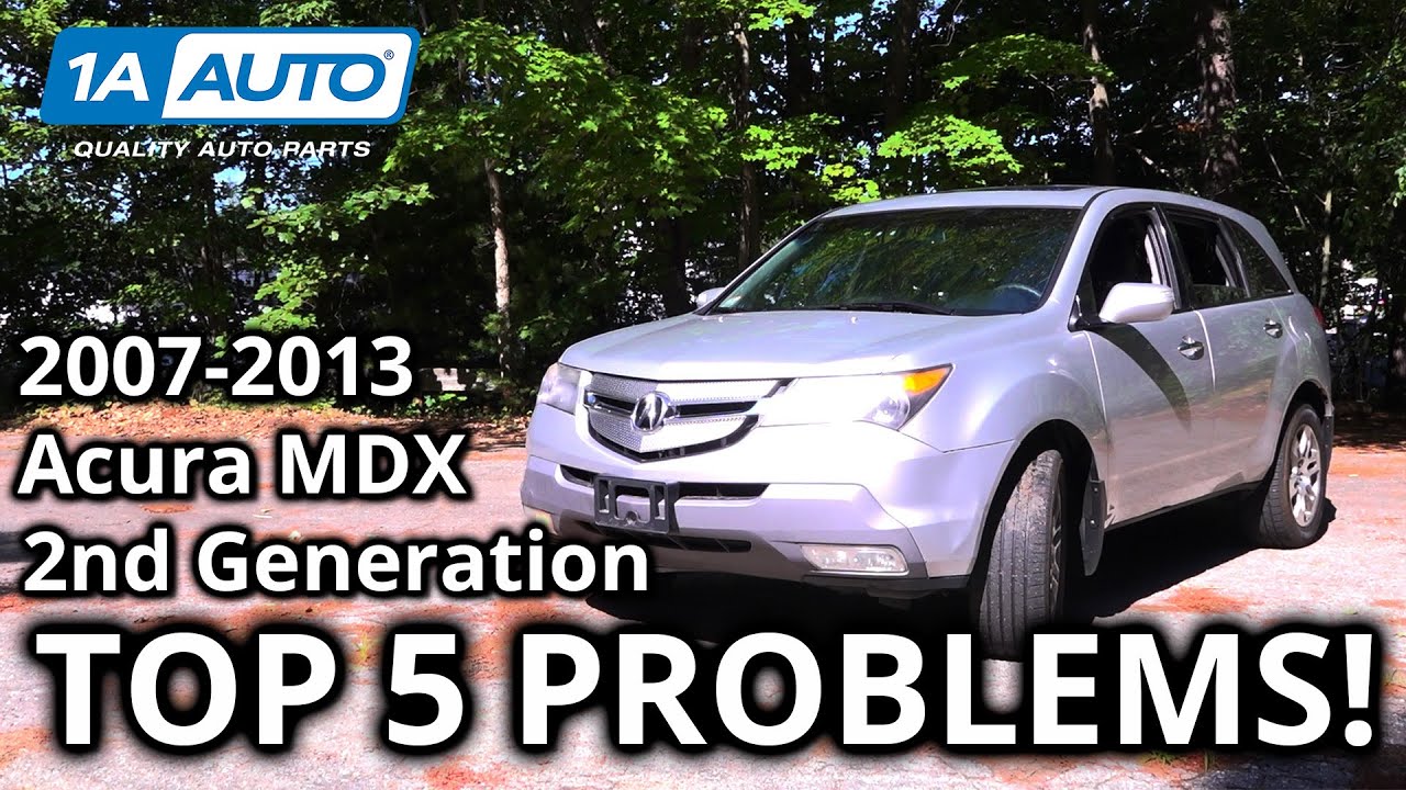 5 главных проблем внедорожника Acura MDX 2007-2013 2-го поколения