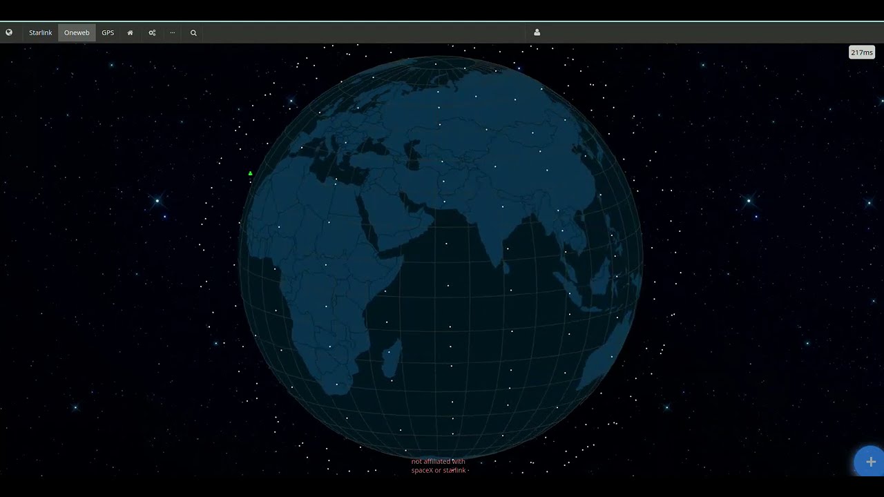How to See GPS, Starlink, and OneWeb Satellites in Real-Time on an Interactive Map?