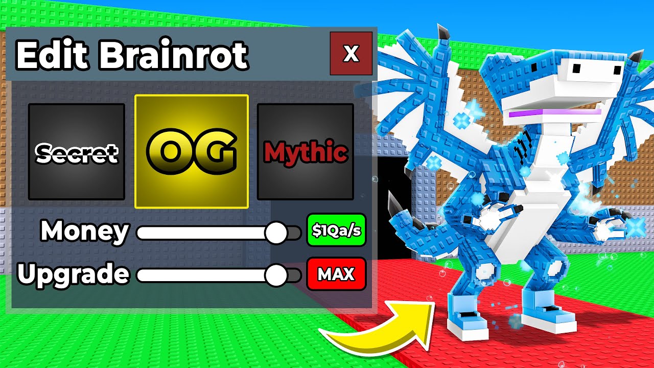 Steal A Brainrot, But You Can EDIT BRAINROTS!