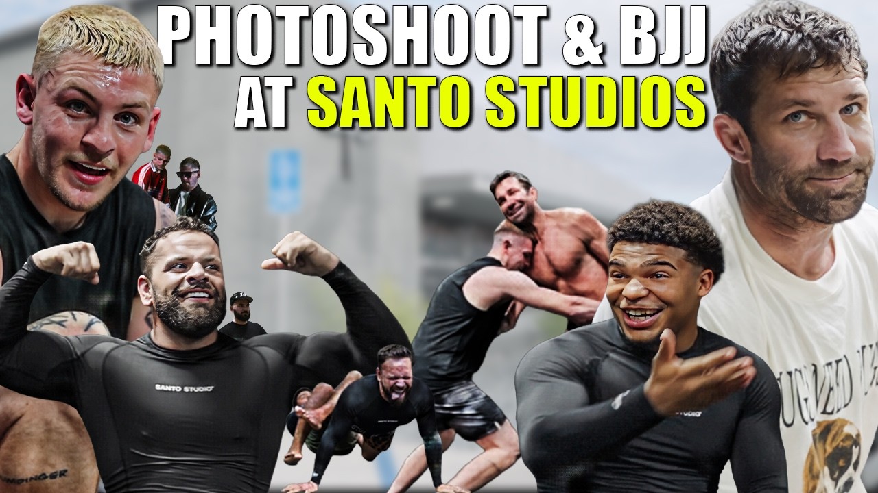Photoshoot & BJJ at Santo Studios w/ Luke Rockhold & Jansen Gomes