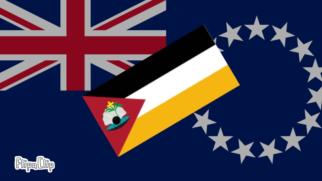 Cook lslands Atlas Flag band 
