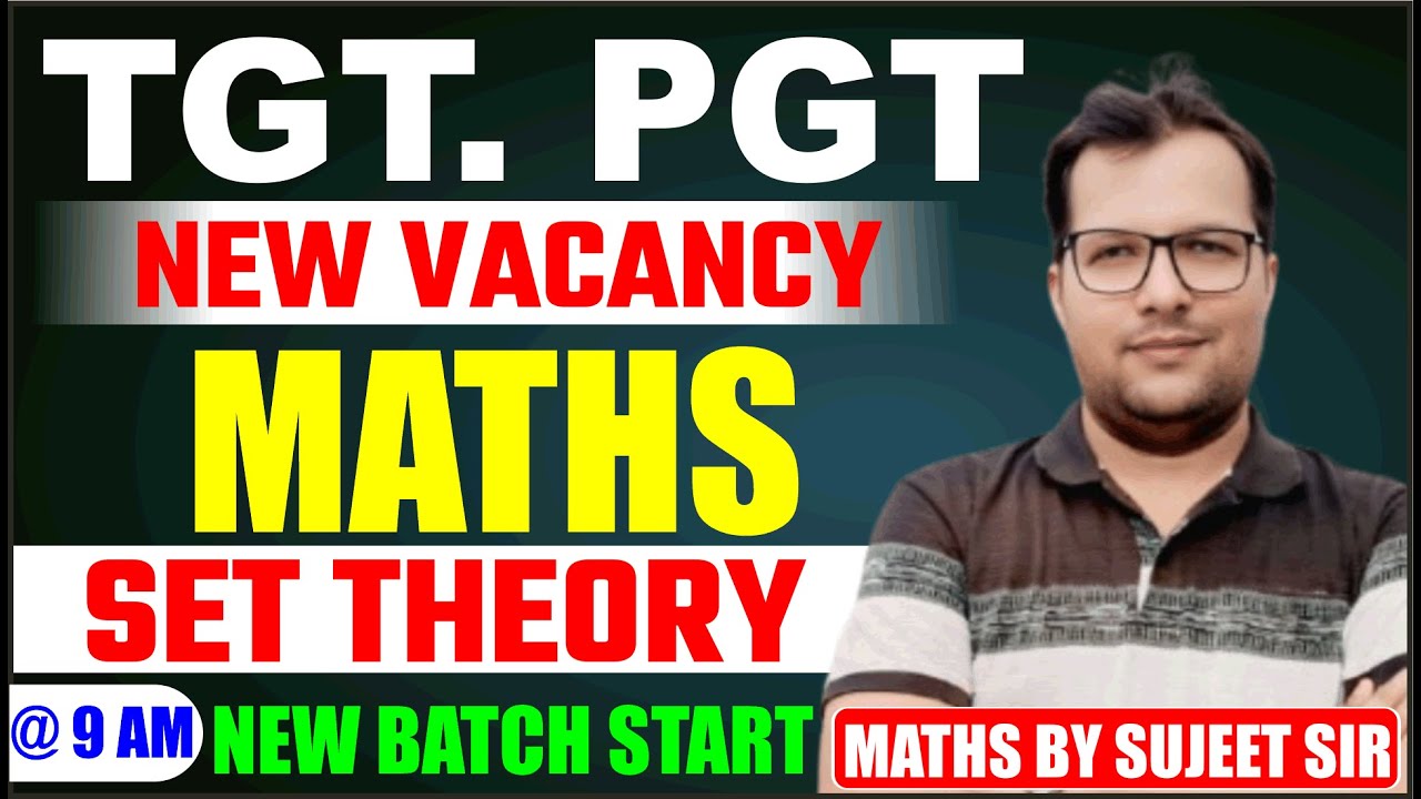 TGT PGT -2026 || MATHS || DEMO CLASS 10 ||  - BY SUJEET SIR #tgt #pgt #gyangangacoachinginstitute