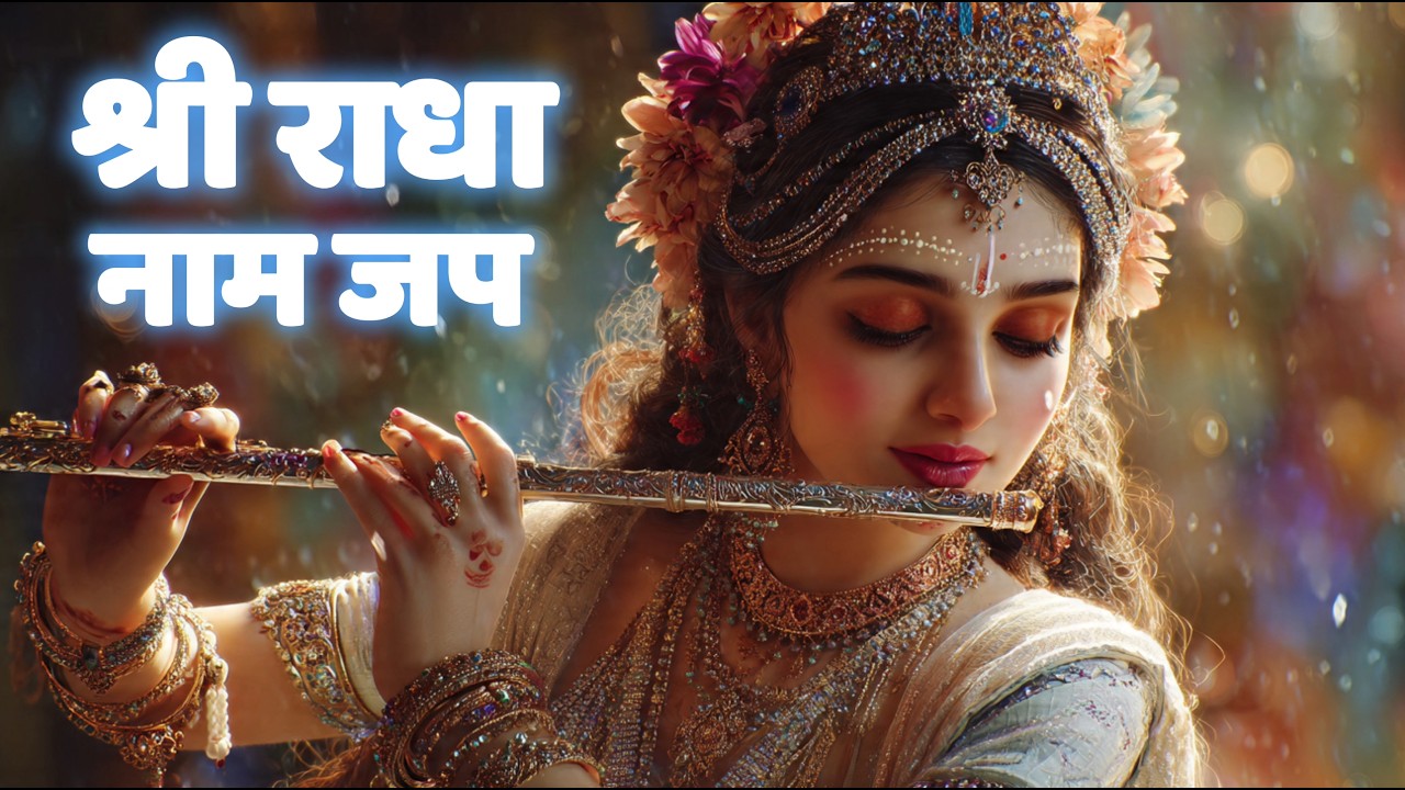 Shree Radha Naam Jap 21000 baar | श्री राधा नाम जप 21000 बार | Attract Positive Energy | Best bhajan