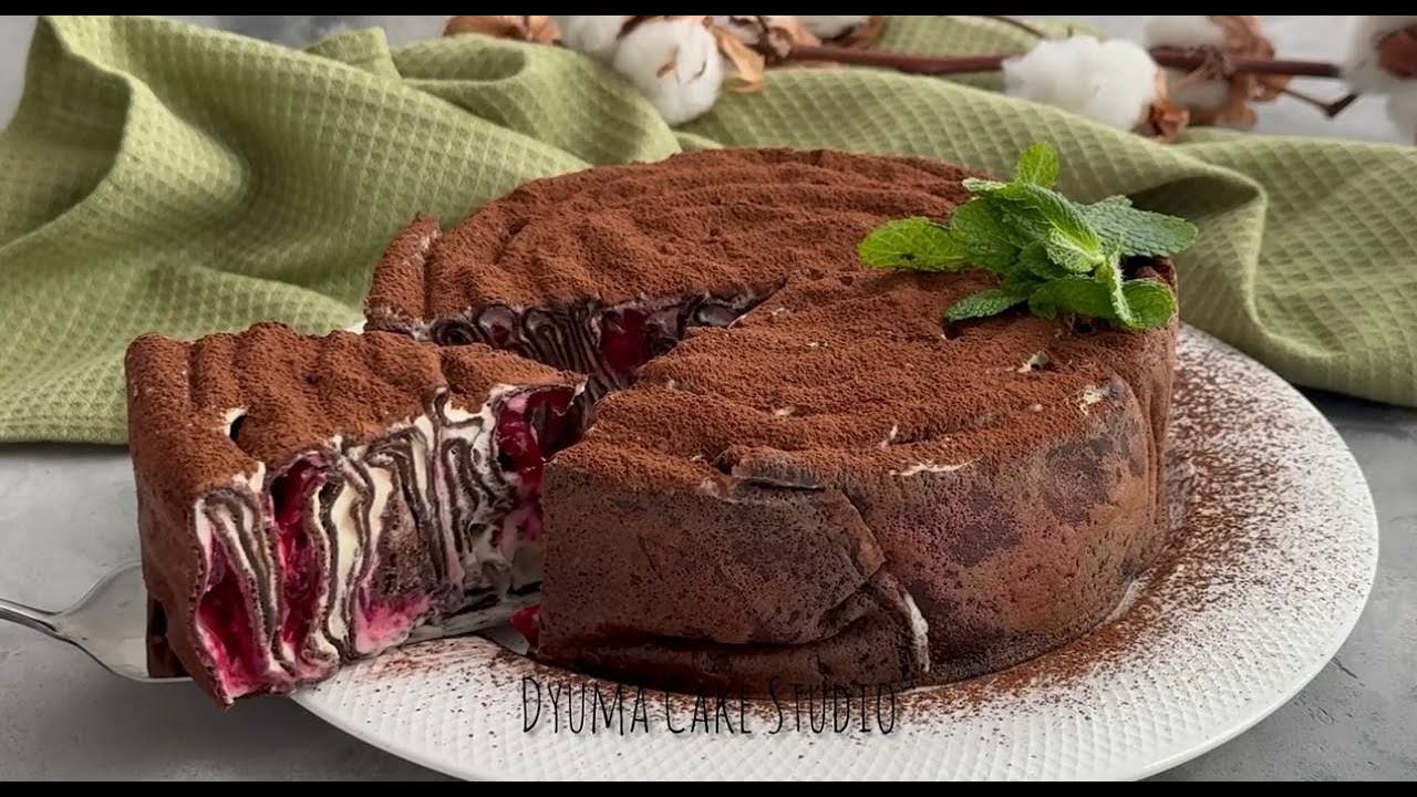 Шоколадний торт із млинців