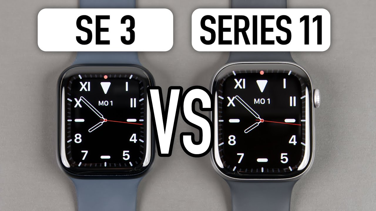 Apple Watch SE 3 vs Series 11 - Vergleich | F&uuml;r wen lohnt sich welche mehr?