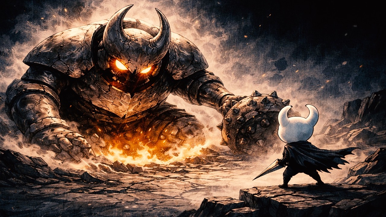 Failed Champion VS Failed Gamer! | Hollow Knight Boss Fight