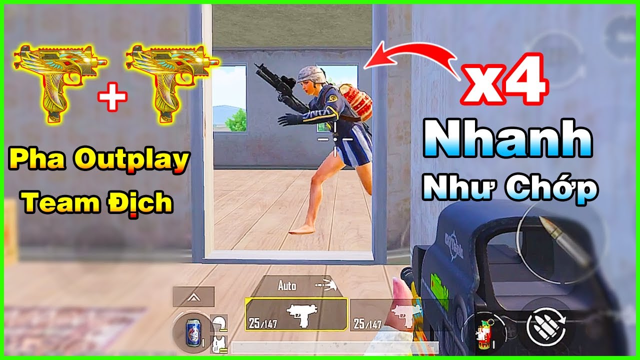 Clear Team 4 Siêu Nhanh - Địch Không Hiểu Chuyện Gì Vừa Xảy Ra [PUBG Mobile]