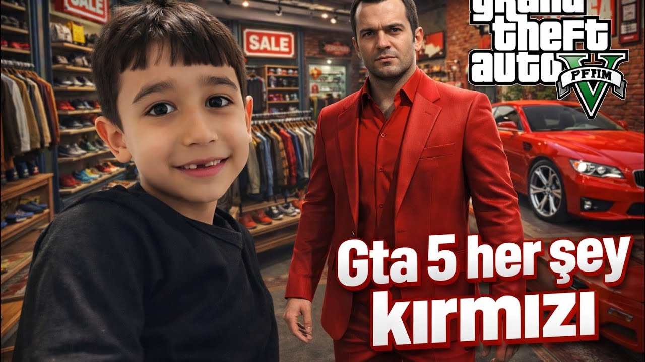 YAMAÇ GTA 5 OYNADI HER ŞEY KIRMIZI MİCHAEL KIRMIZI KOMBİNİ VE KIRMIZI ARABASIYLA HARİKA OLDU ‼️
