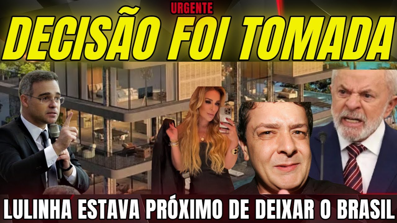 URGENTE DECISÃO DE ANDRÉ MENDONÇA DEIXA LULINHA EM APUROS MANSÃO DE MILHÕES USADA POR SÓCIA APARECE