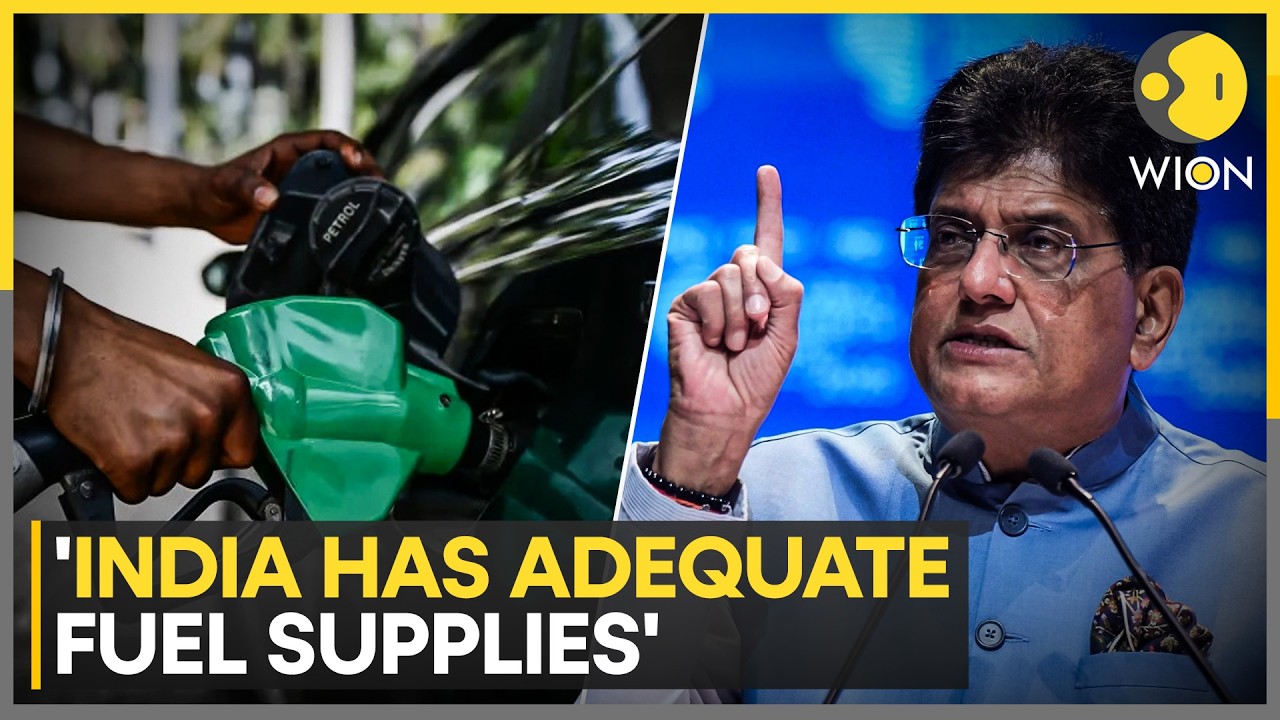US-Iran War: Piyush Goyal Says There Is Absolutely No Fuel Shortage In India  | WION Breaking