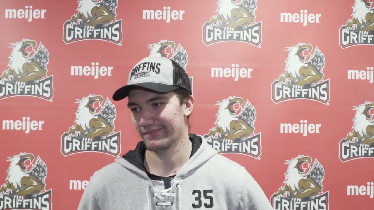 Grand Rapids goalie Michal Postava on 35-save performance against Manitoba