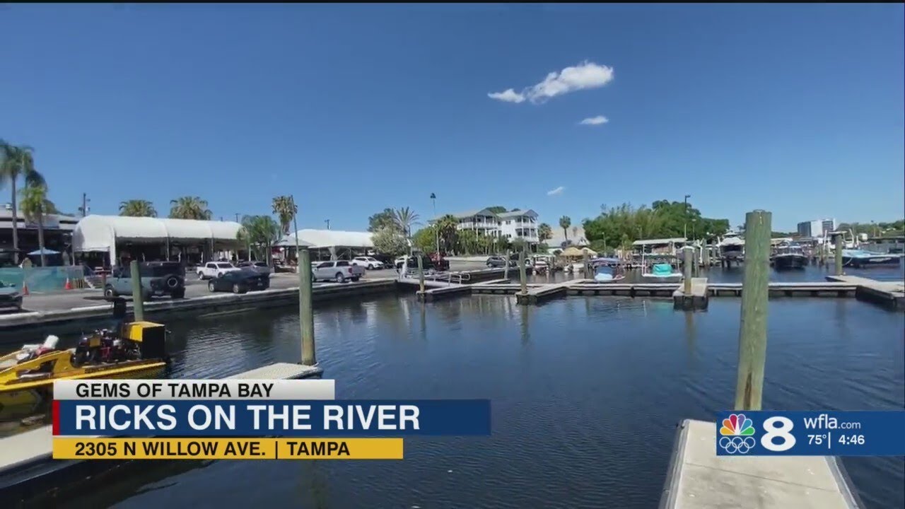 Enjoy a drink by the river at this Gem of Tampa Bay