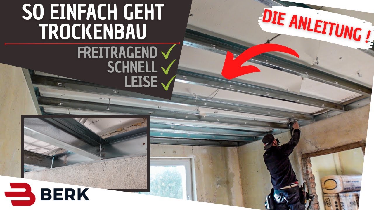 Freitragende Decke / perfekt für Einsteiger... DIY für Selbermacher