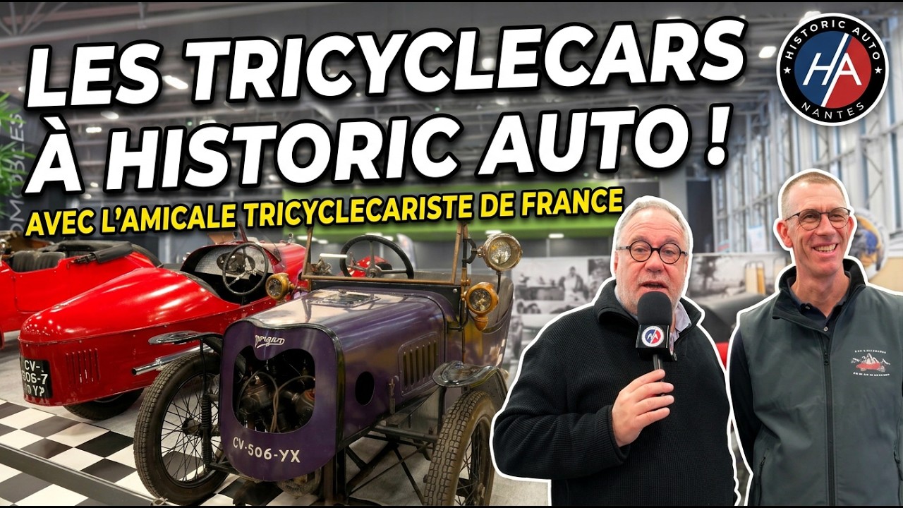 Les tricyclecars à Historic Auto !