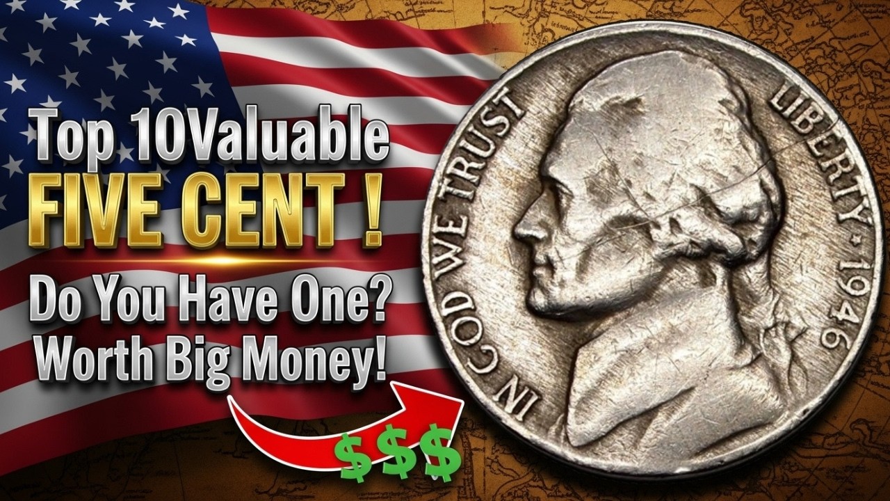 Top 5 Nickels You Never Knew Were Worth Money! That Could Make You a Millionaire ,