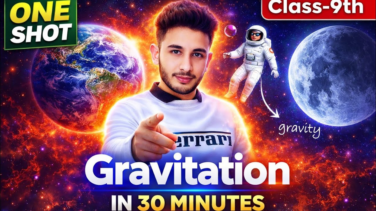Gravitation One Shot 🔥 Class 9 Science | Complete Chapter in 30 Minutes | Exam Revision