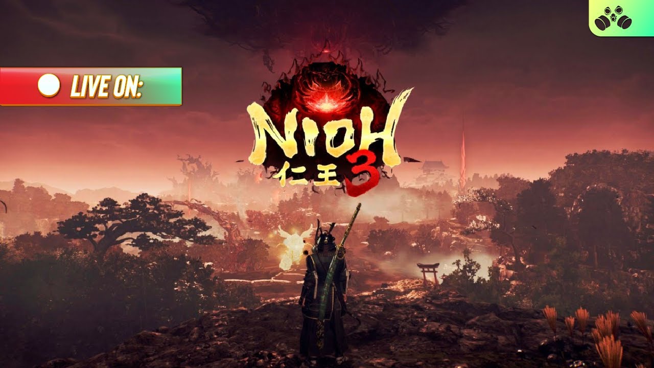 AO VIVO: Jogando a DEMO de NIOH 3 antes do lançamento oficial 🔥