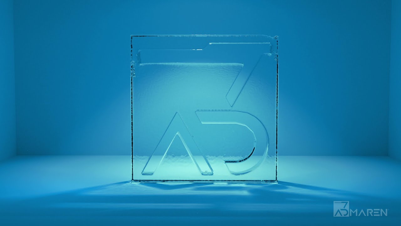 Fluid Logo Animation of Admaren &mdash; Brand Sting & Ident