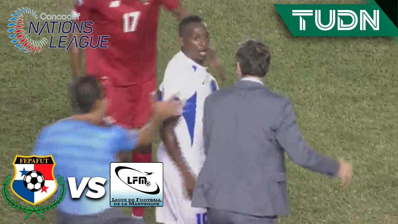 ¡HAY BRONCA! Christiansen pierde el control | Panamá 3-0 Martinica | Nations League 2022 | TUDN