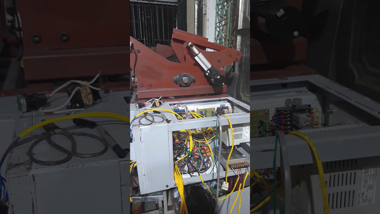 m&aacute;y trải vải tự chế h&agrave;ng việt nam gi&aacute; rẻ. test chế độ n&acirc;ng hạ guồng vải sau