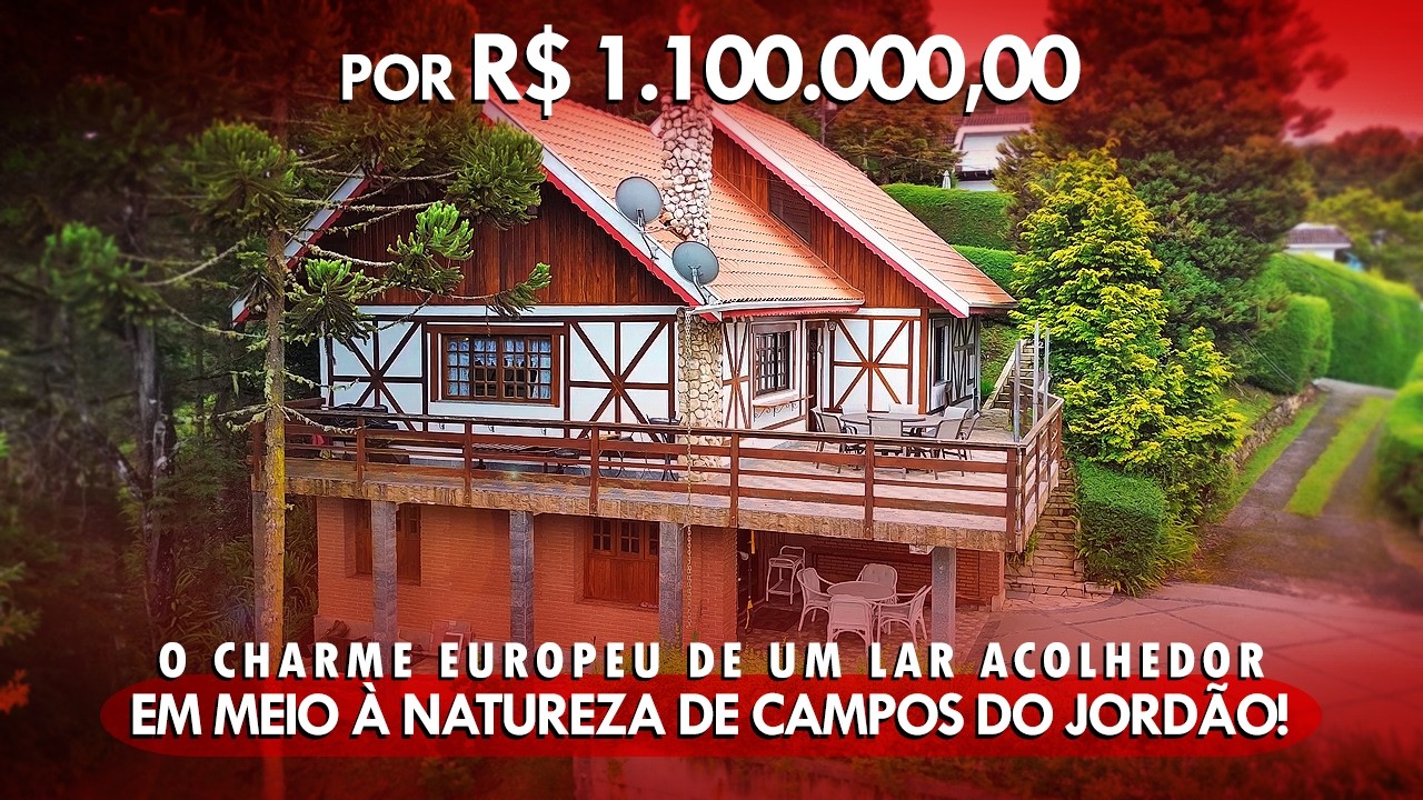 🍁 Um refúgio charmoso em condomínio para viver o melhor de Campos do Jordão