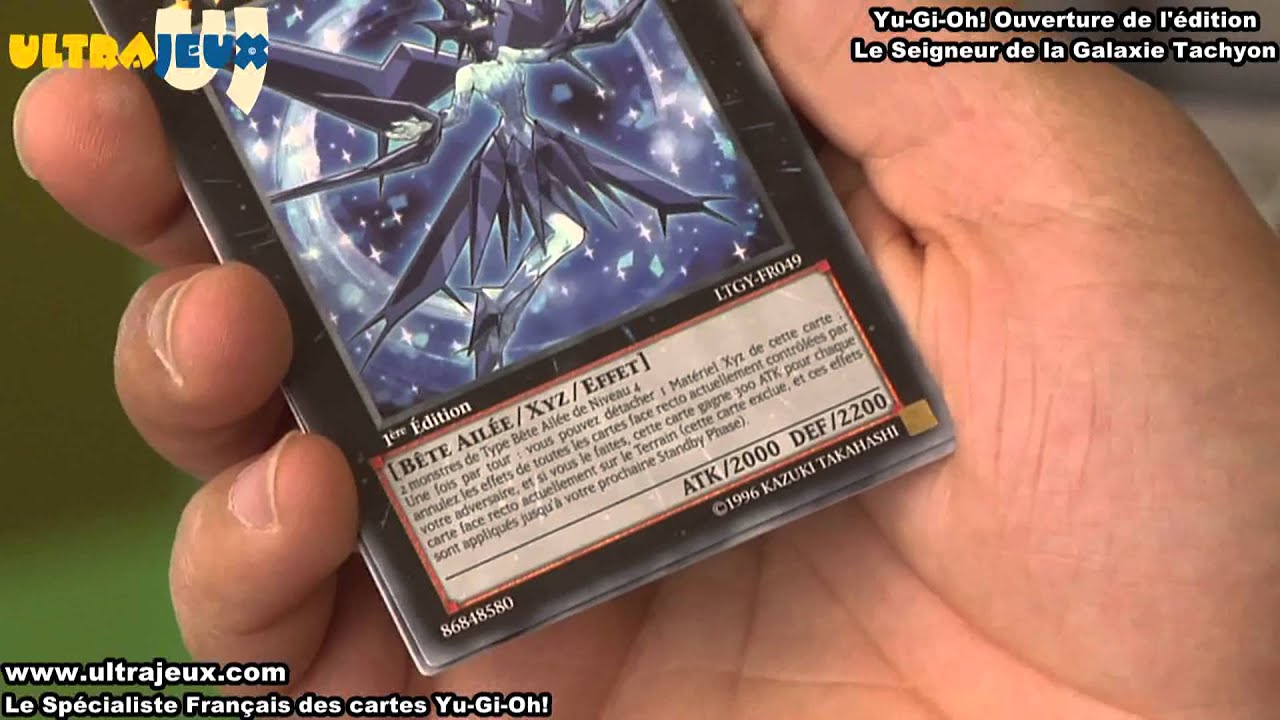 Yugioh! 2013 Le Seigneur de la Galaxie Tachyon - www.ultrajeux.com (Open The Box)
