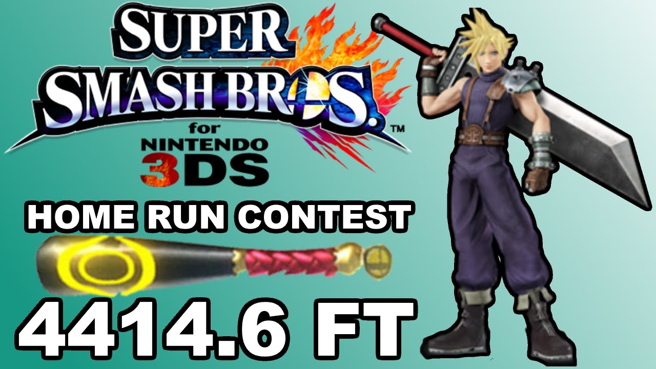 Smash 4 3DS - Home Run Contest - 4414.6 ft. - Cloud