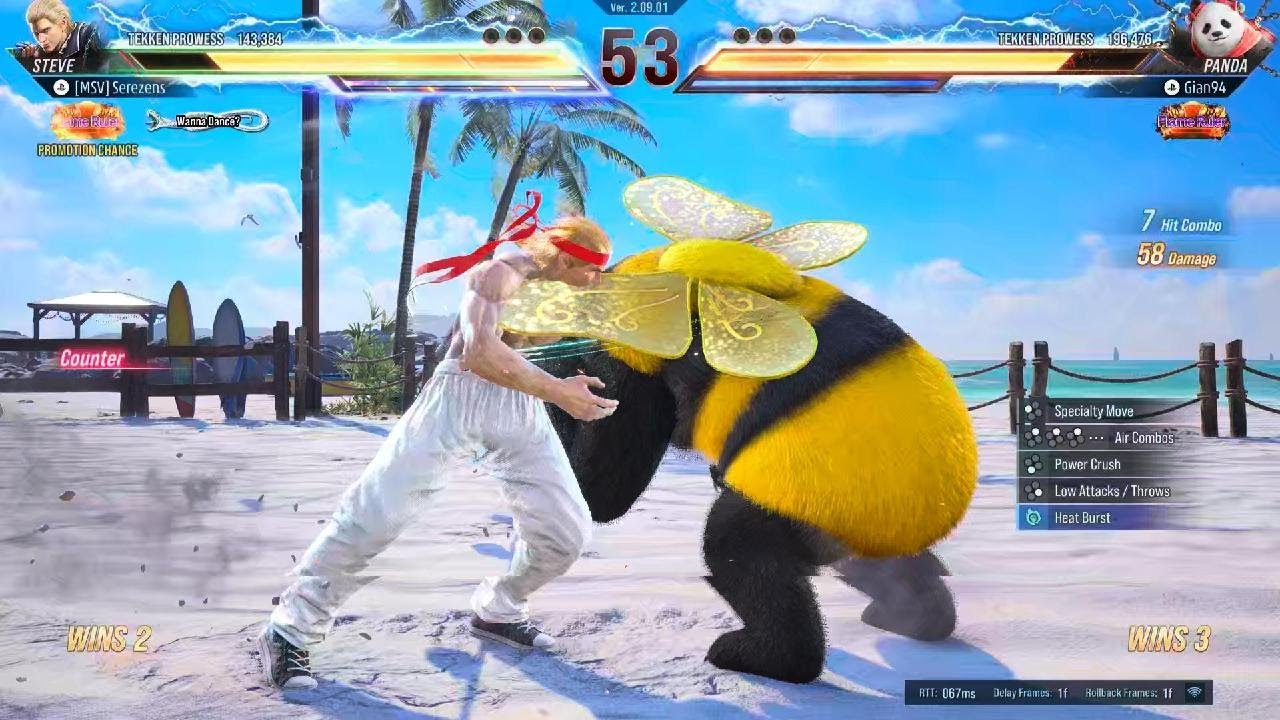 TEKKEN 8 - 2026 02 21 - Ranked match (Promotion) - Steve vs Panda