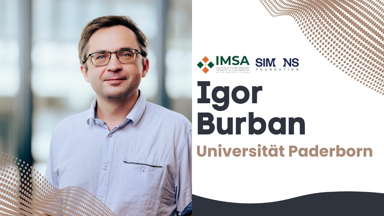 Igor Burban, Universit&auml;t Paderborn, Conference: Singularities and Geometric Structures