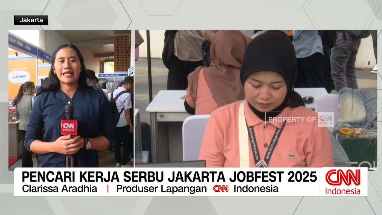 Pencari Kerja Serbu Jakarta Jobfest 2025