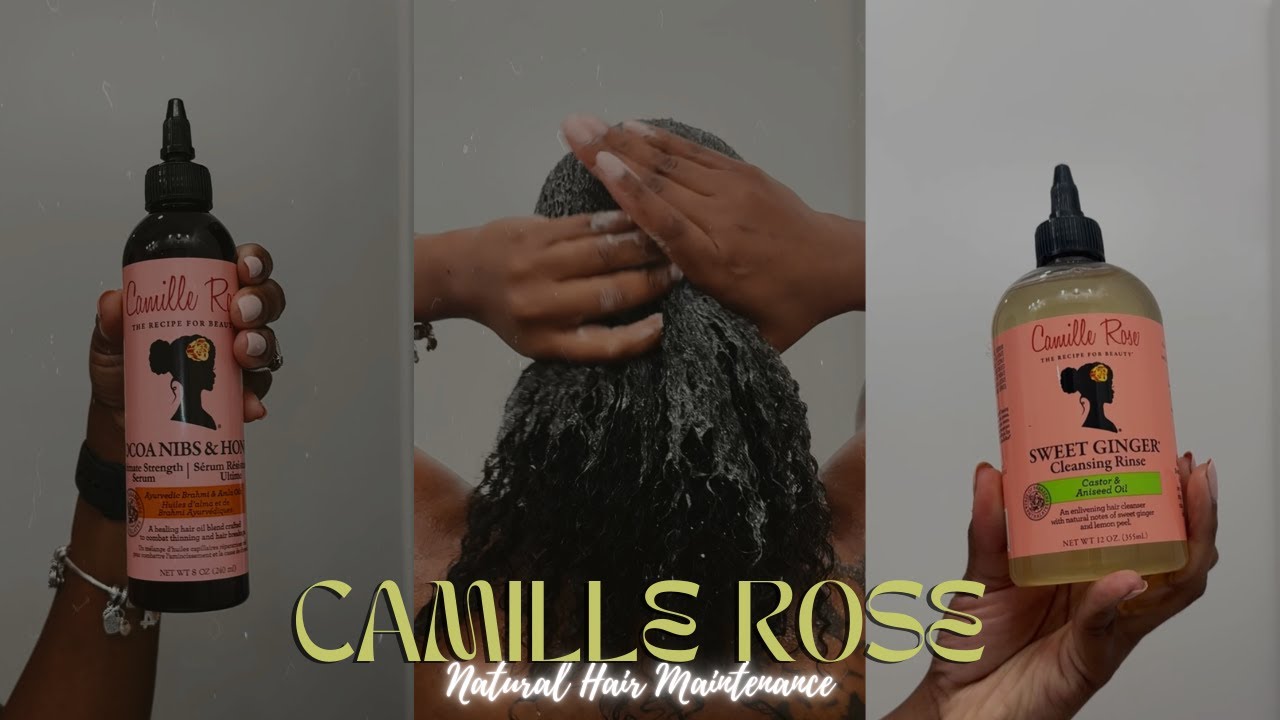 Natural Hair Maintenance with Camille Rose ! #camillerose #naturalhairjourney #lazynatural