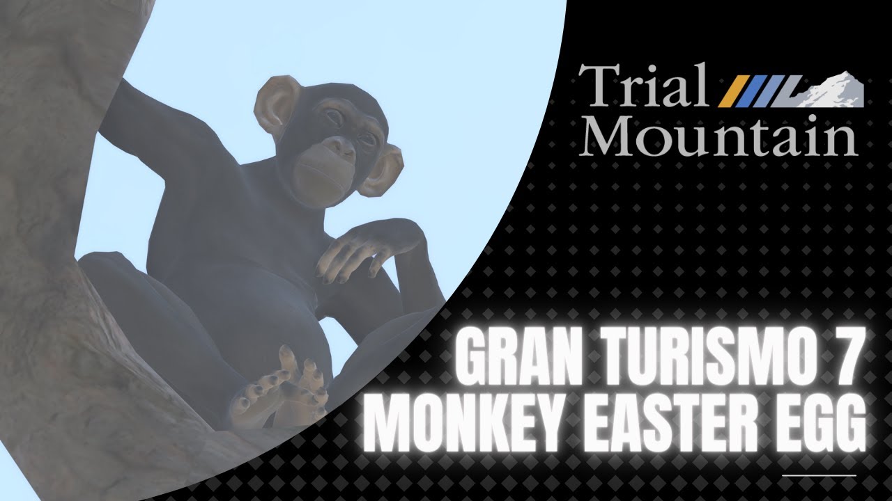 GT3 to GRAN TURISMO 7: Trial Mountain Monkey Easter Egg