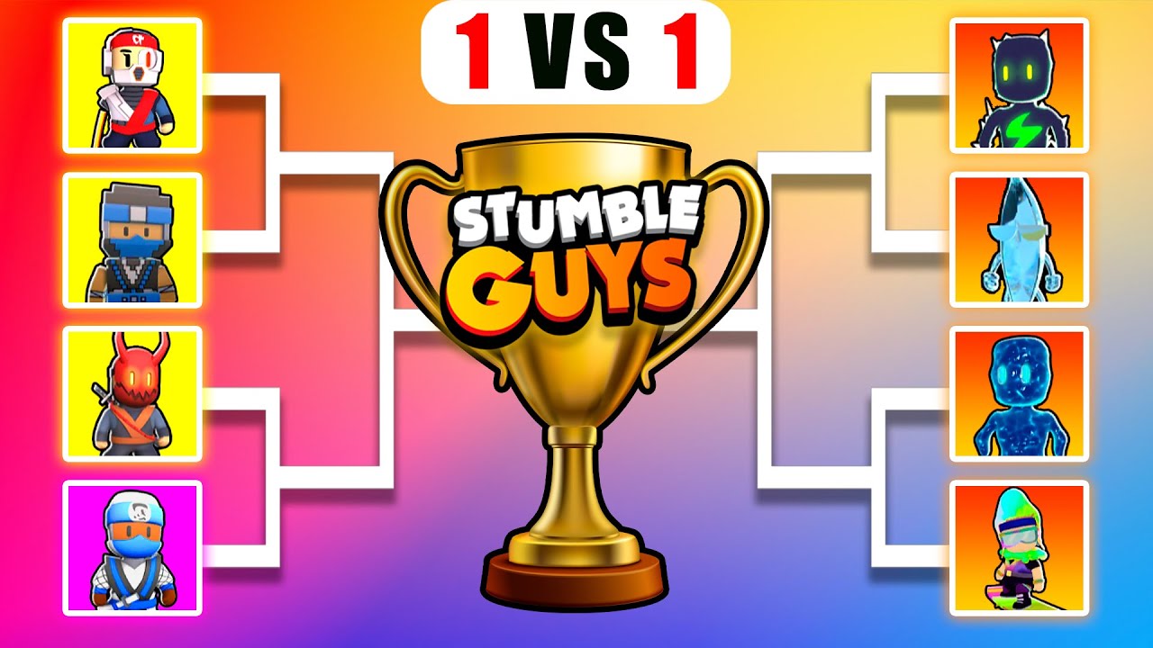 NEW NINJA VS Special Skins Tournament 🔥 0.47 NEW SKINS 🔥 1 VS 1 in Stumble Guys