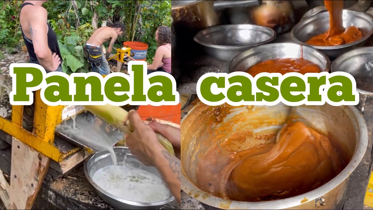 HACIENDO PANELA CASERA en la finca