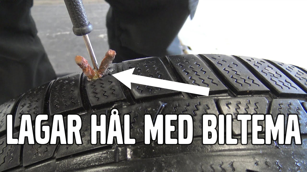 Lagar pyspunka med Biltema reparationssats