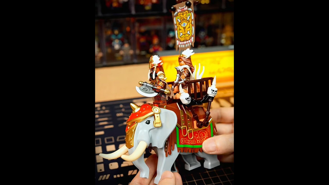LEGO Nanman War Elephant Build | Three Kingdoms Minifigure