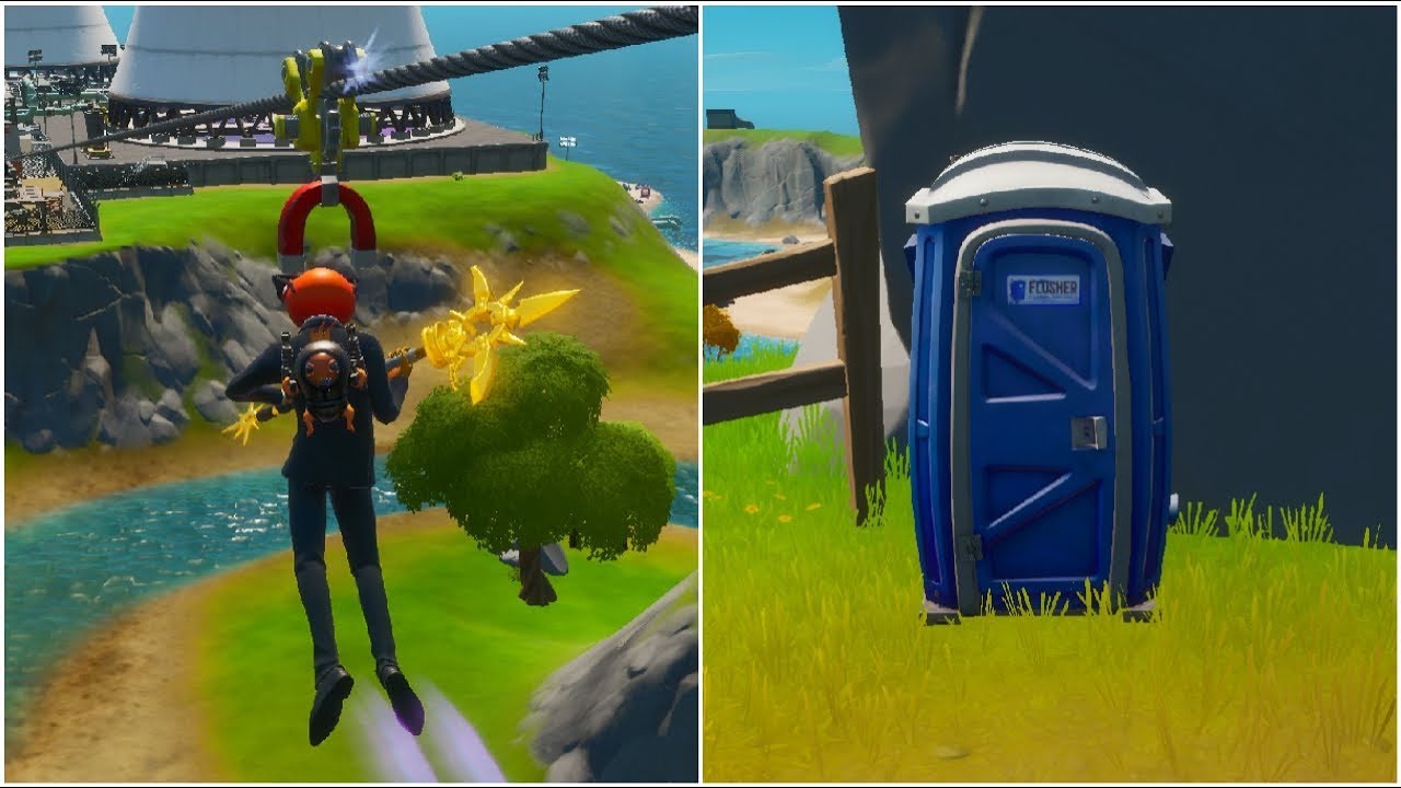 Ride the Steamy Stacks, a Zipline and use a Secret Passage in a Single Match Guide &ndash; Fortnite