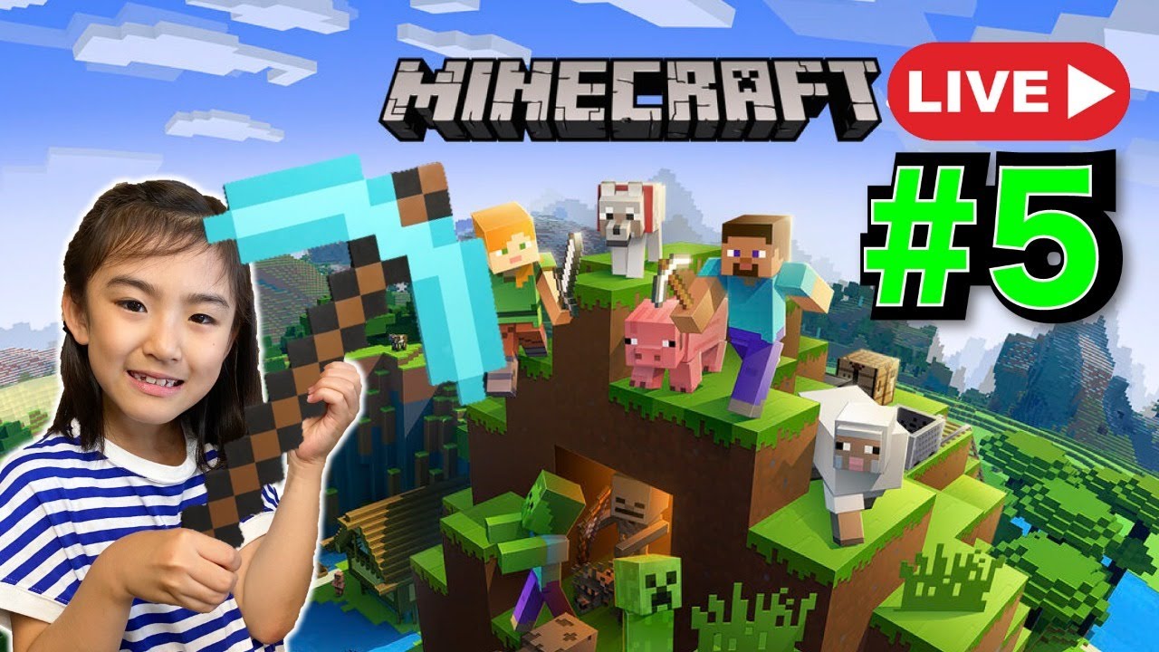 5 Minecraft マインクラフト　あちゃぴワールド生配信