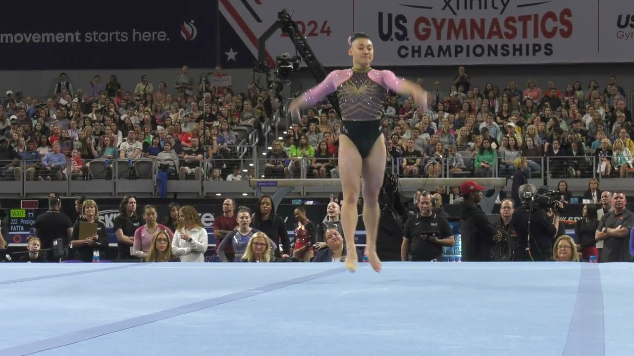 Leanne Wong  - Floor Exercise -  2024 Xfinity U.S. Championships  - Senior Women Session 2 Day 2