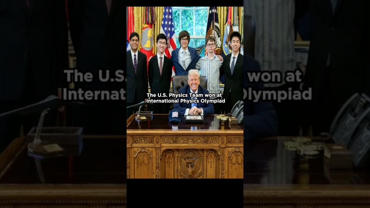 Historic Win: U.S. Physics Team Sweeps 5 Golds at 2025 IPhO #history #olympiad