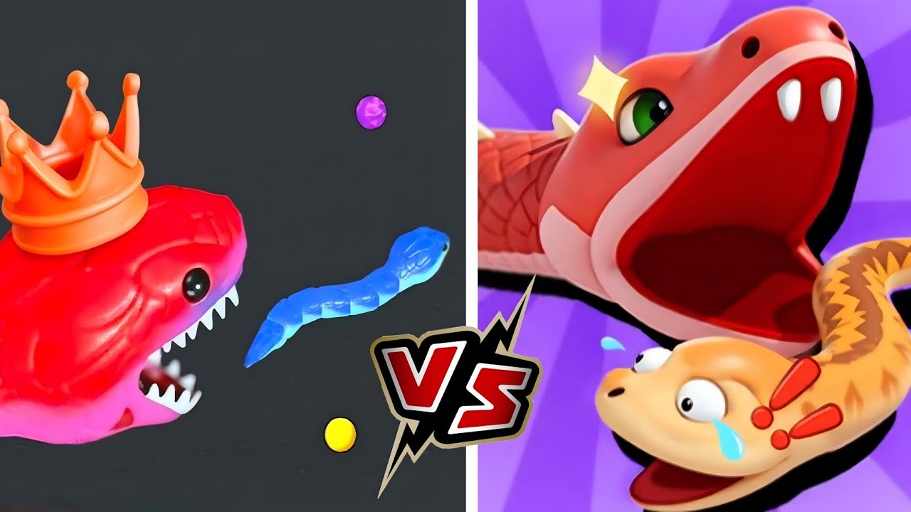 SNAKE CLASH! 🆚 SNAKE HERO MAX LEVEL GAMEPLAY! PLAYING BOTH TO SEE WHICH IS MORE FUN ?!🔥