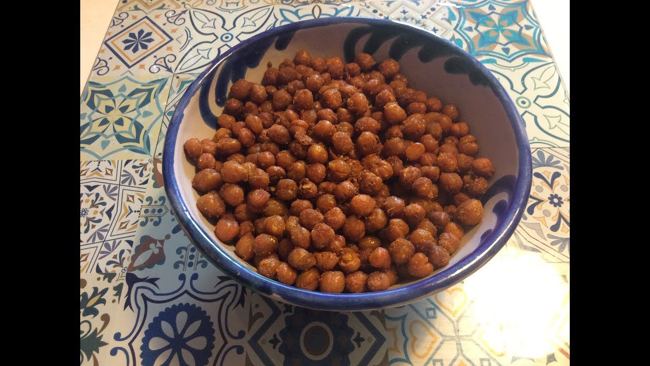 POIS CHICHES GRILLÉS & ÉPICÉS #recette veggie