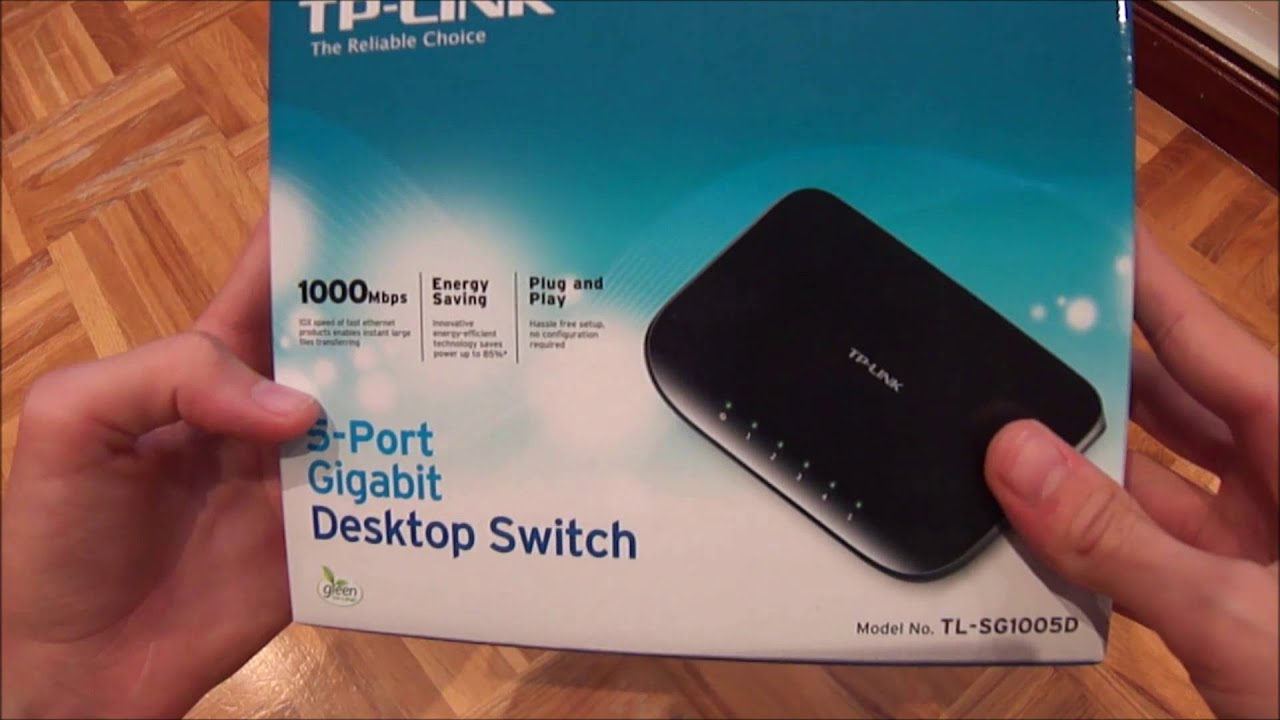 TP-Link TL-SG1005D Gigabit Ethernet Switch Unboxing (NEW version)