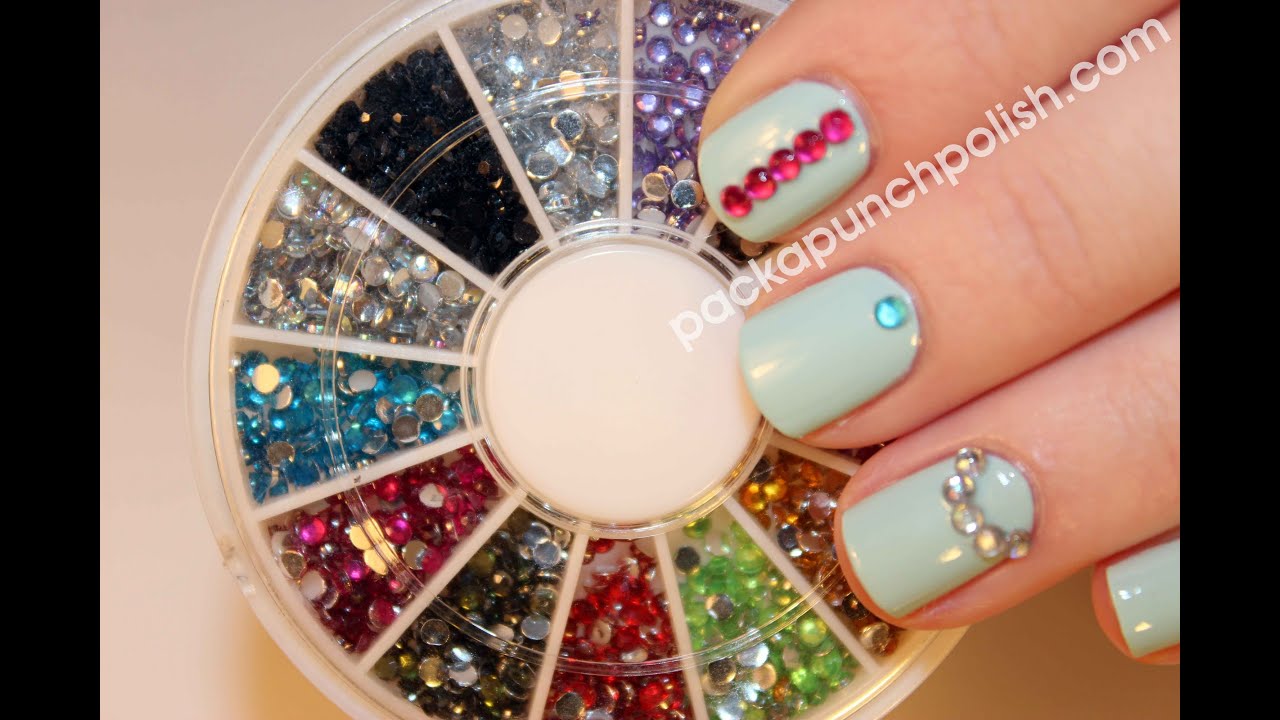 Born Pretty Store Rhinestone Wheel Review and 3 Super Mini Tutorials