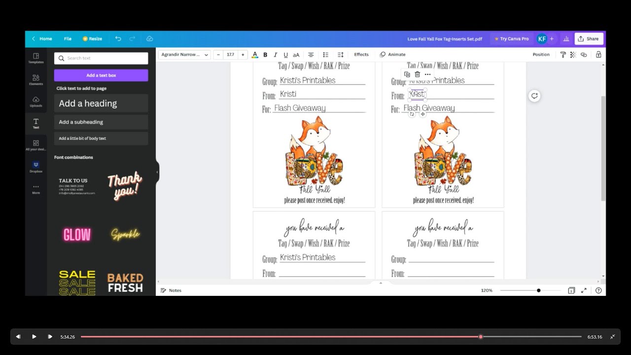 Tutorial Tag Inserts Editable Text Boxes