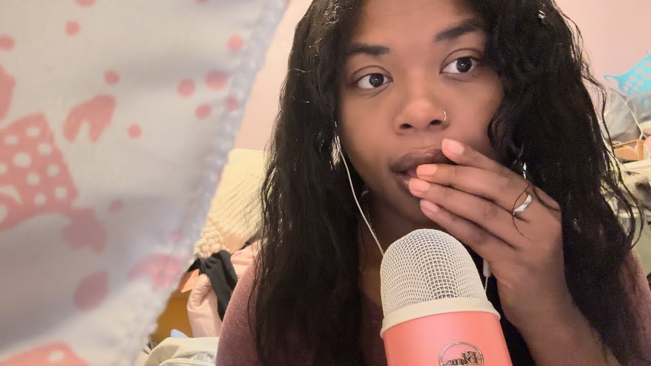 ASMR🎙️| spit painting you + mouth sounds🎨🖌️🤭 (SOOOOO TINGLY😍)