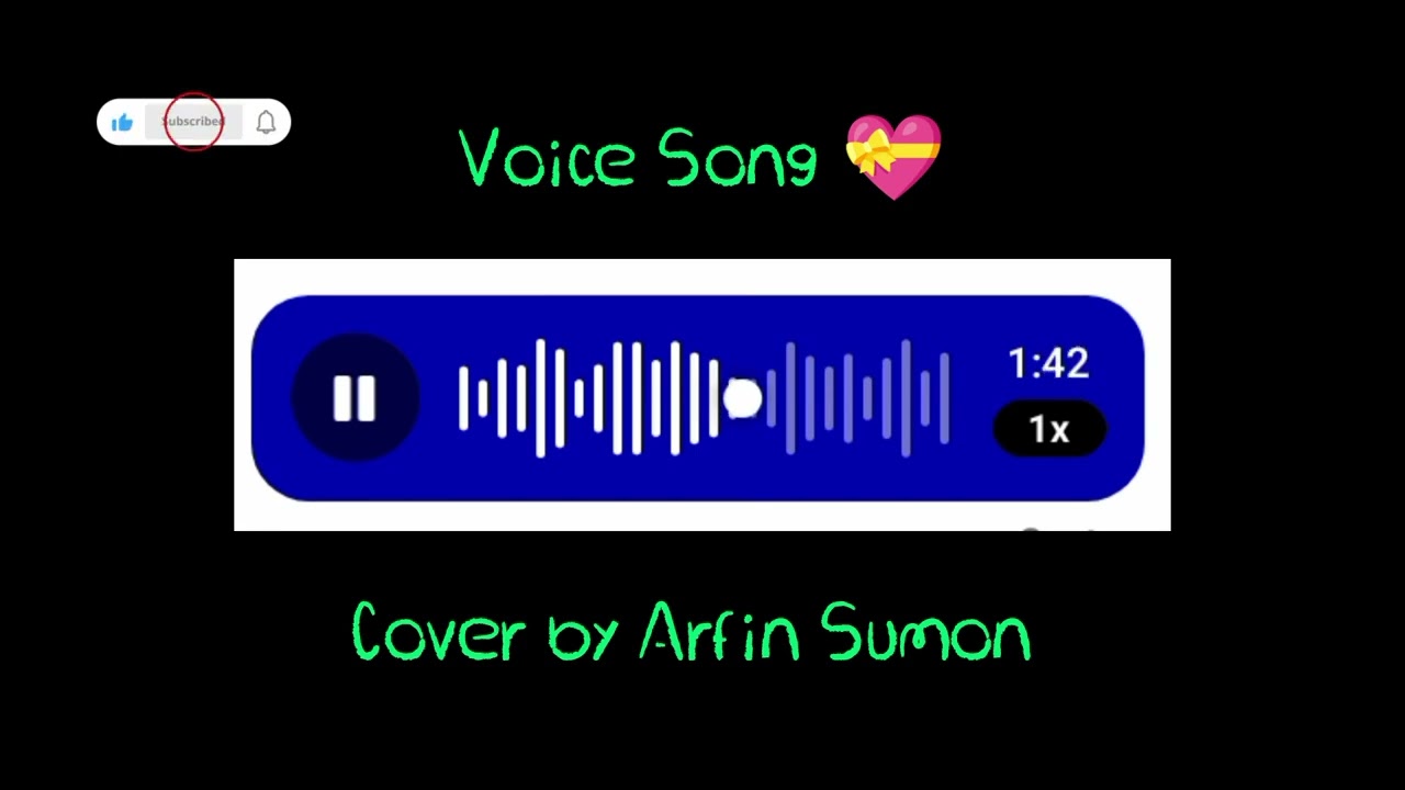 Voice Song তুমি আমায় করতে সুখি জীবনে ♥️🎶 Cover by Arfin Sumon #voicesong #only_vocal 